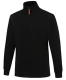 PILBARA MENS CLASSIC ZIPPER SWEAT BLACK