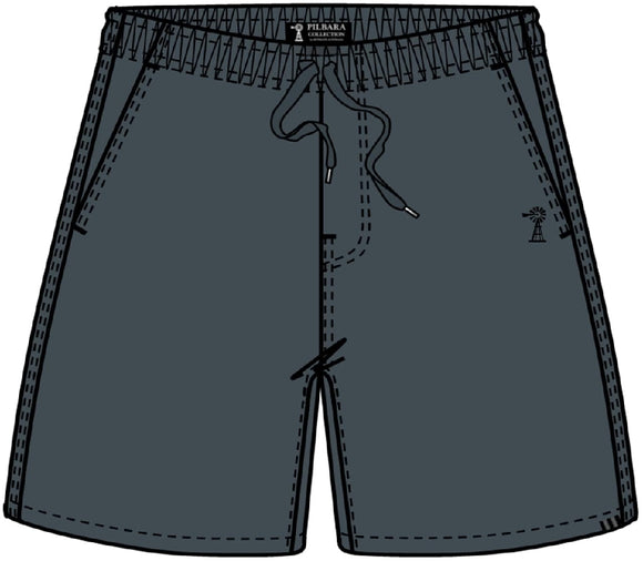 Mens Linen Short | Petrol