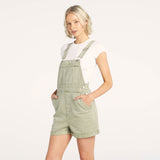 90's Dungaree Short | Faded Thyme