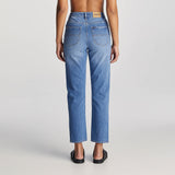 Hi Slim Straight Crop Jean | Blue Chateau