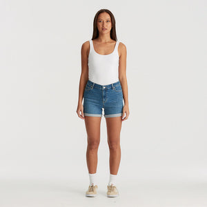 Riders by Lee Mid Thigh Shorts | Blue Charm