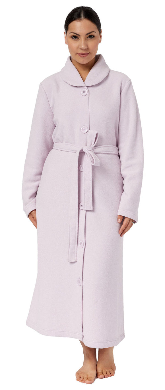 KNIT TERRY ROBE LILAC - SK921BP