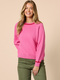 THREADZ BE MY VALENTINE KNIT  | HOT PINK 48741