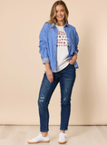 THREADZ CABO SHIRT | BLUE/WHITE 48550
