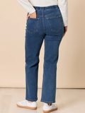 THREADZ EVERYDAY STRAIGHT LEG JEAN  |DENIM 48630