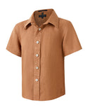 PILBARA KIDS | SS LINEN SHIRT