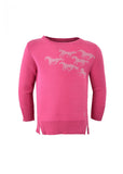 Running Ponies Knit Jumper | Pink