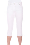 Jane Cropped Skinny Pants | White