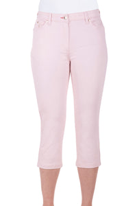 Jane Cropped Skinny Pants | Pale Pink