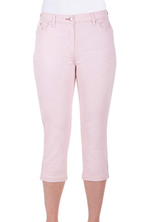 Jane Cropped Skinny Pants | Pale Pink