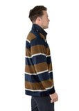 Alexander Rugby Jumper | Dark Tan/Navy