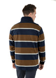 Alexander Rugby Jumper | Dark Tan/Navy