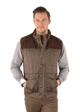 Bradman Faux Oilskin Vest | Rustic Mulch