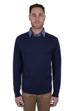 Mens Lachlan Knit Jumper | Royal Marle