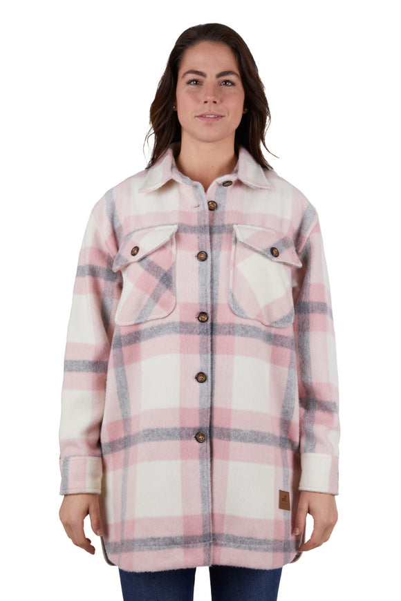 Womens Elk Overshirt | Pink