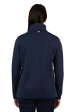 Womens Abby 1/4 Zip Rugby Jumper | Navy