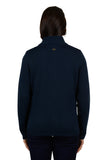 Womens Annette Zip Up Cardigan | Navy