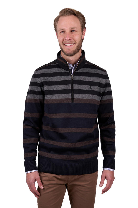 THOMAS COOK MENS YORK 1/4 ZIPPEER JUMPER