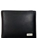 TOSCA | MENS LEATHER WALLET TCA506| BLACK