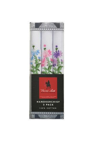 THOMAS COOK 3PK HANDKERCHIEFS | LADIES