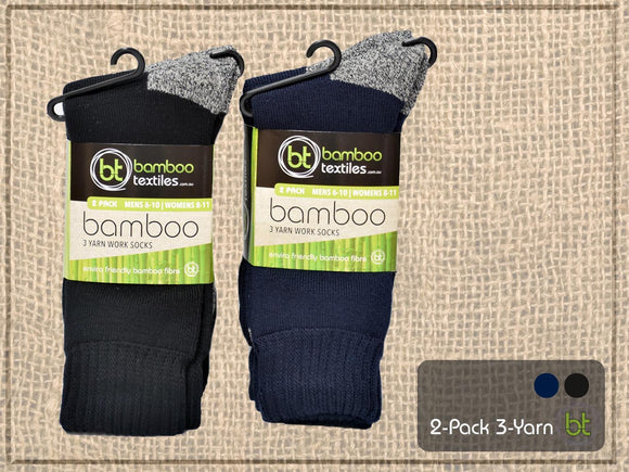 B/T Yarn Work Socks | 2 Pack