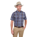 WRANGLER MENS FINLEY 2 POCKET SHORT SLEEVE SHIRT