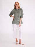 Relaxed Linen Ladies Shirt | Oak Leaf