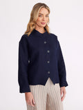 Yarra Trail Panelled Navy Jacket