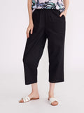 Washer Linen Pant | Black