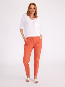 Washed Stretch Pant | Amber