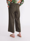 Essential Linen Pant | Pine Green