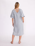 Yarra Trail Shot Linen Dress