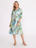 Yarra Trail Palm Print Dress