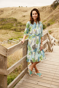 Yarra Trail Palm Print Dress