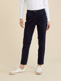 YARRA TRAIL Slim Line Cord Pant | Navy