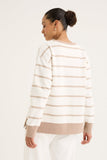 YARRA TRAIL INFINITY SWEAT ECRU/SANDSTONE