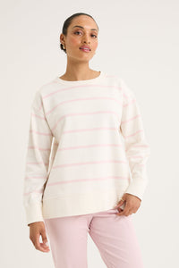 YARRA TRAIL INFINITY SWEAT ECRU/ICE PANT