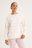 YARRA TRAIL INFINITY SWEAT ECRU/ICE PANT