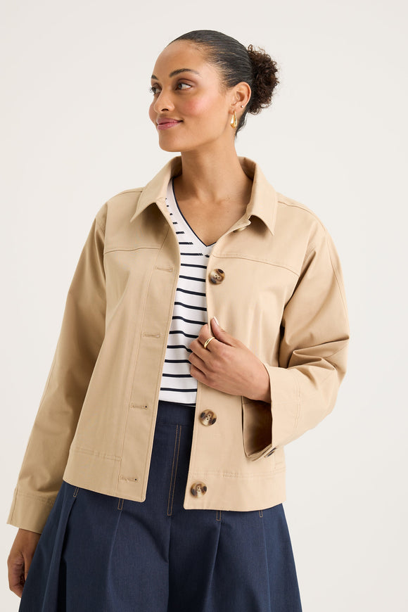 YARRA TRAIL MILA SHACKET/CAMEL YTWN6254