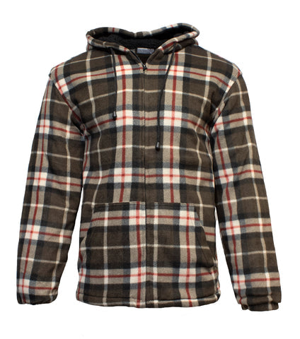 Pilgrim Mens Sherpa Lined Hooded Top