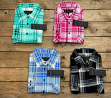 LADIES PILBARA OPEN FRONT FLANNELETTE SHIRT