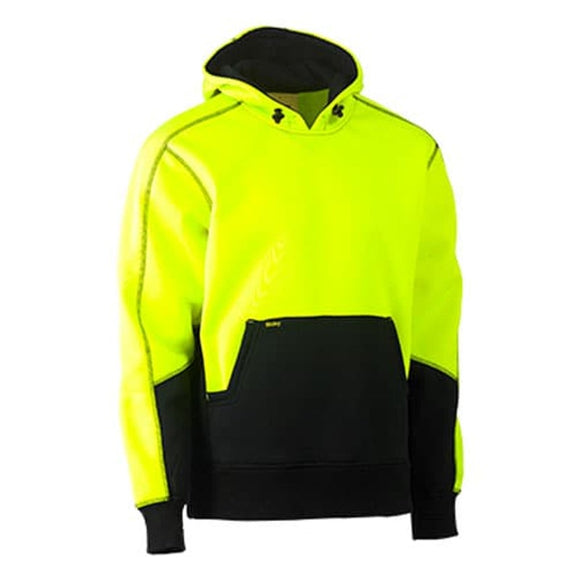 Bisley Hi Vis Fleece Hoodie Pullover