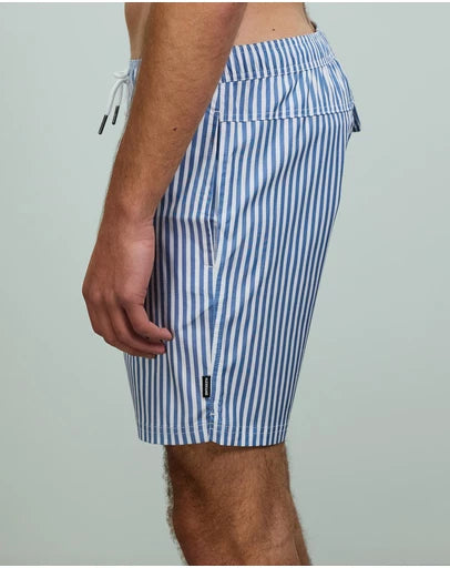 Mens Stripe Short | Blue