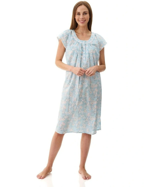 GIVONI CORA SHORT SLEEVE NIGHTIE | MINT 68V86C