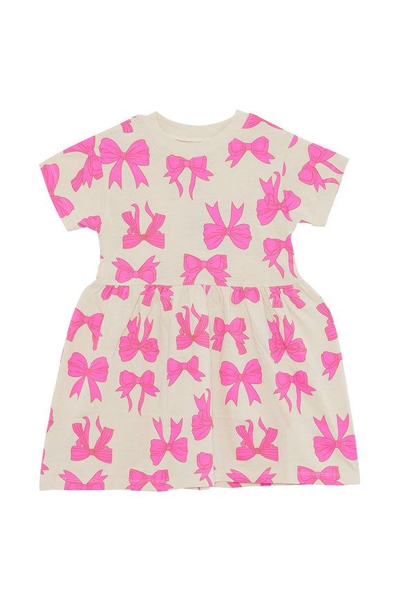 BONDS Kids Tee Dress | PINK BOWS