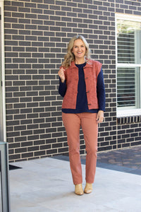 EQUINOX DIAMOND KNIT VEST