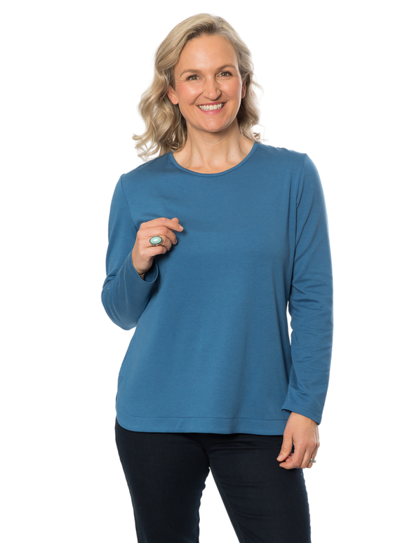 Equinox  Curved Hem Top # 108