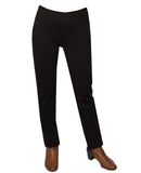 Plain Ponte Capri Pant | Black