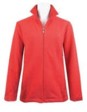 POLAR FLEECE ZIP FRONT JACKET #8910 - SPICE