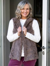 EQUINOX FAUX FUR VEST #2000